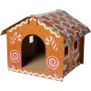 Frisco Holiday Gingerbread House Cardboard Cat House Cat Toy -Frisco 287289 MAIN. AC SS1800 V1694812849