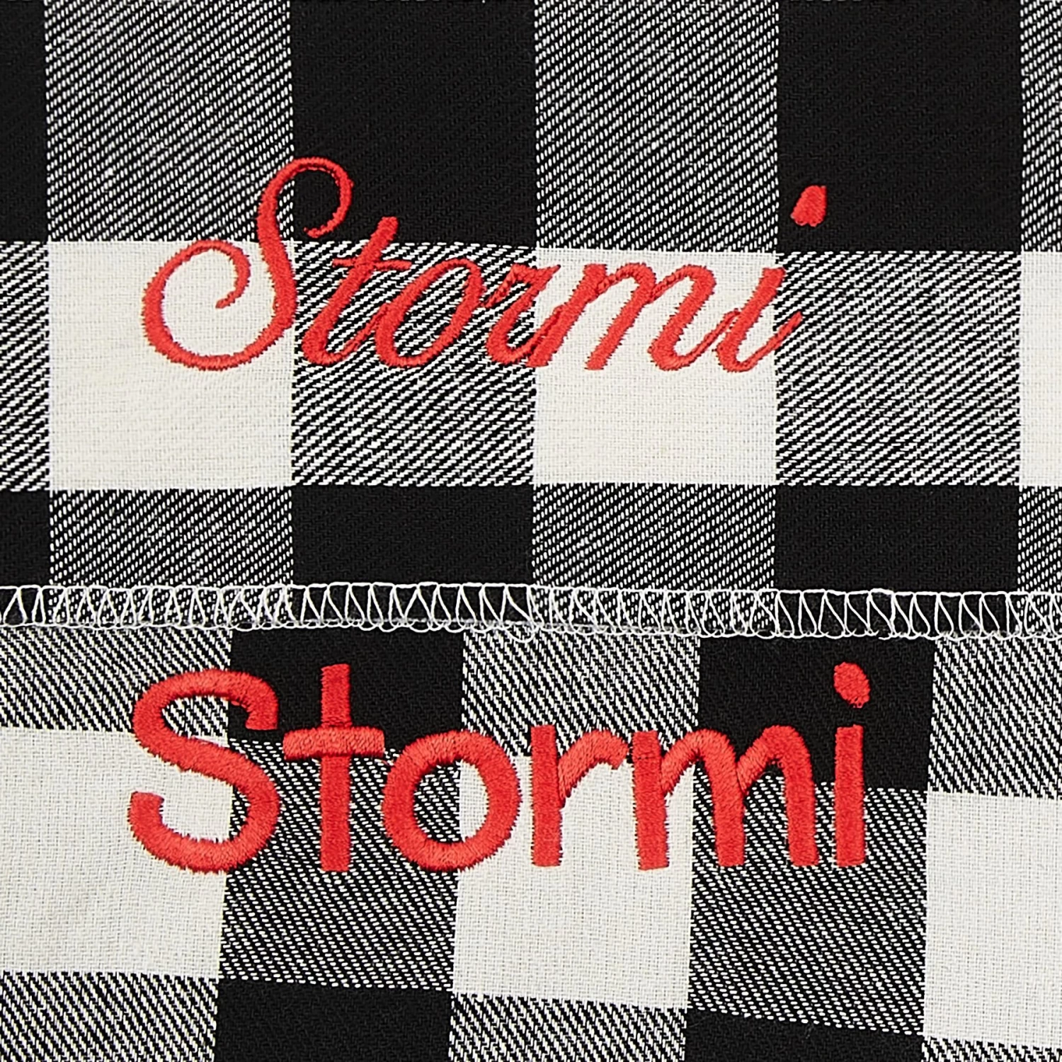 Frisco Buffalo Check Embroidered Personalized Dog & Cat Bandana 7 Frisco Buffalo Check Embroidered Personalized Dog & Cat Bandana - Image 5