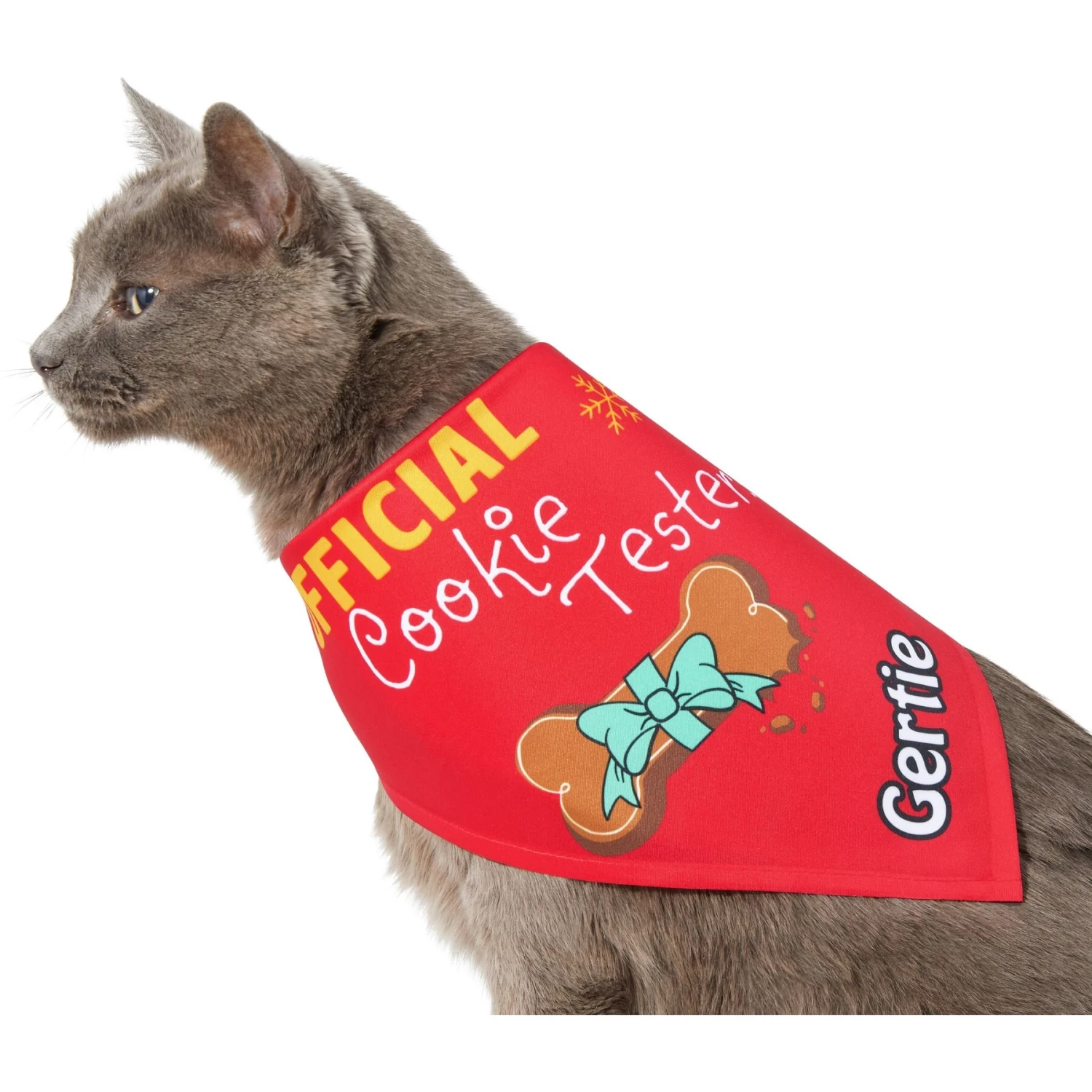 Frisco Official Cookie Tester Personalized Dog & Cat Bandana 7 Frisco Official Cookie Tester Personalized Dog & Cat Bandana - Image 5