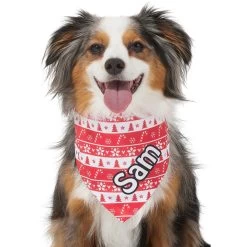 Frisco Fair Isle Personalized Dog & Cat Bandana -Frisco 301357 PT6. AC SS1800 V1628100112
