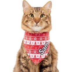Frisco Fair Isle Personalized Dog & Cat Bandana -Frisco 301357 PT7. AC SS1800 V1628100084