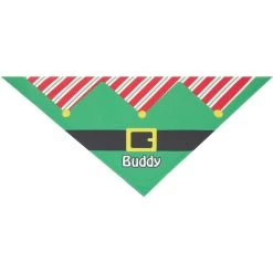 Frisco Santa's Favorite Elf Personalized Dog & Cat Bandana -Frisco 301369 PT3. AC SS1800 V1627653711