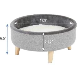 Frisco Modern Round Elevated Cat Bed & Frisco Modern Tunnel Elevated Cat Bed -Frisco 303470 PT2. AC SS1800 V1623057757