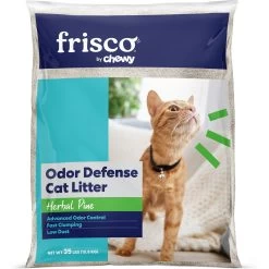 Frisco Odor Defense Herbal Pine Scented Clumping Clay Cat Litter