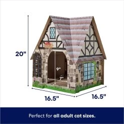 Frisco Tudor House Cardboard Cat House 9 Frisco Tudor House Cardboard Cat House -Frisco 308815 PT1. AC SS1800 V1696533471