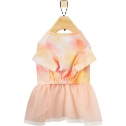 Frisco Tie Dye Pink Tutu Dog & Cat Dress -Frisco 312152 PT4. AC SS1800 V1644527823