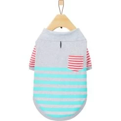 Frisco Striped Polo Dog & Cat Shirt -Frisco 312208 PT3. AC SS1800 V1644885261