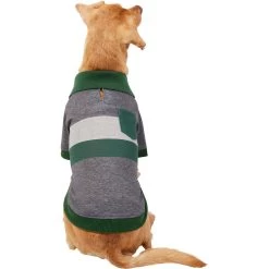 Frisco Green Striped Polo Dog & Cat Shirt -Frisco 315091 PT3. AC SS1800 V1646435196