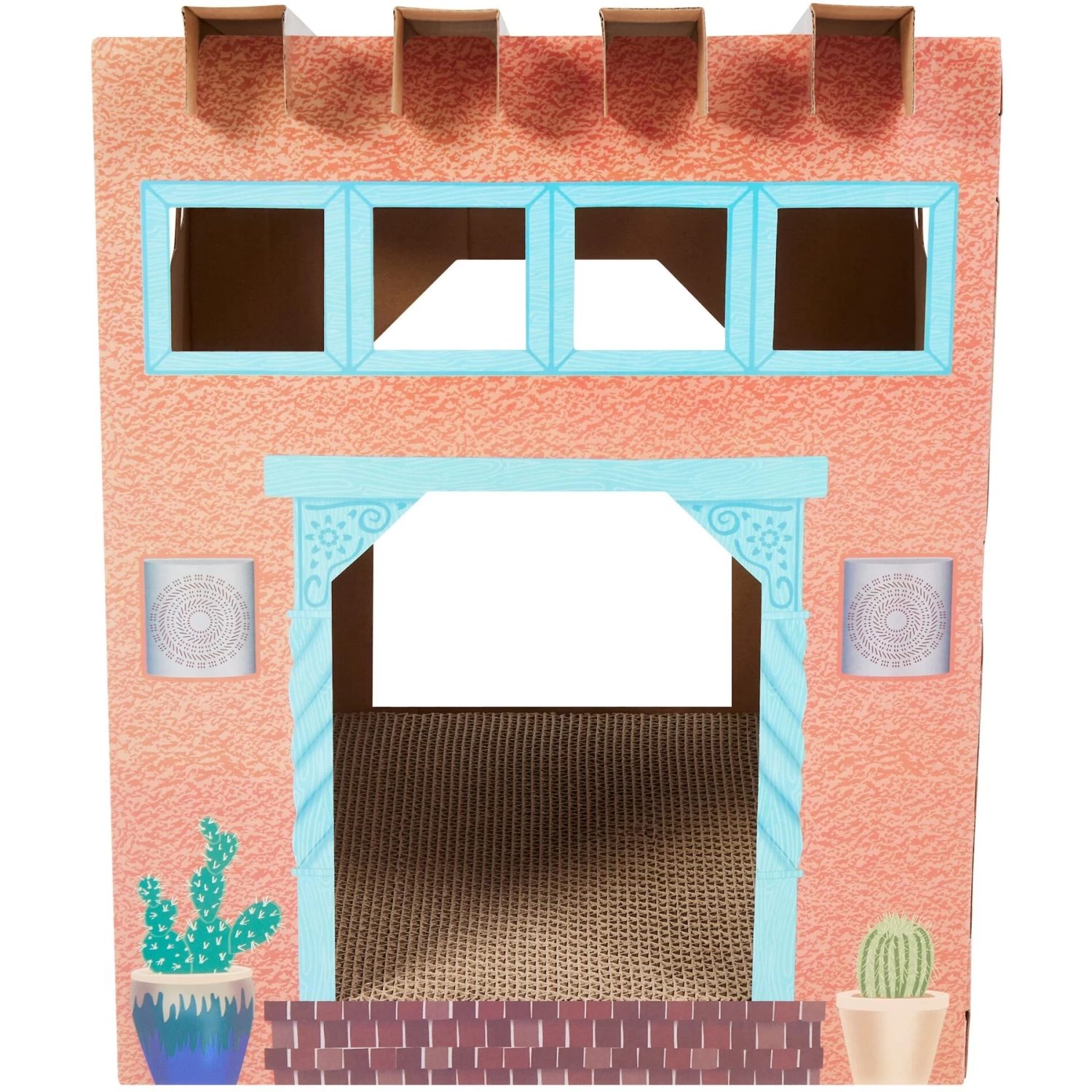 Frisco Southwestern House Cardboard Cat House 5 Frisco Southwestern House Cardboard Cat House - Image 3