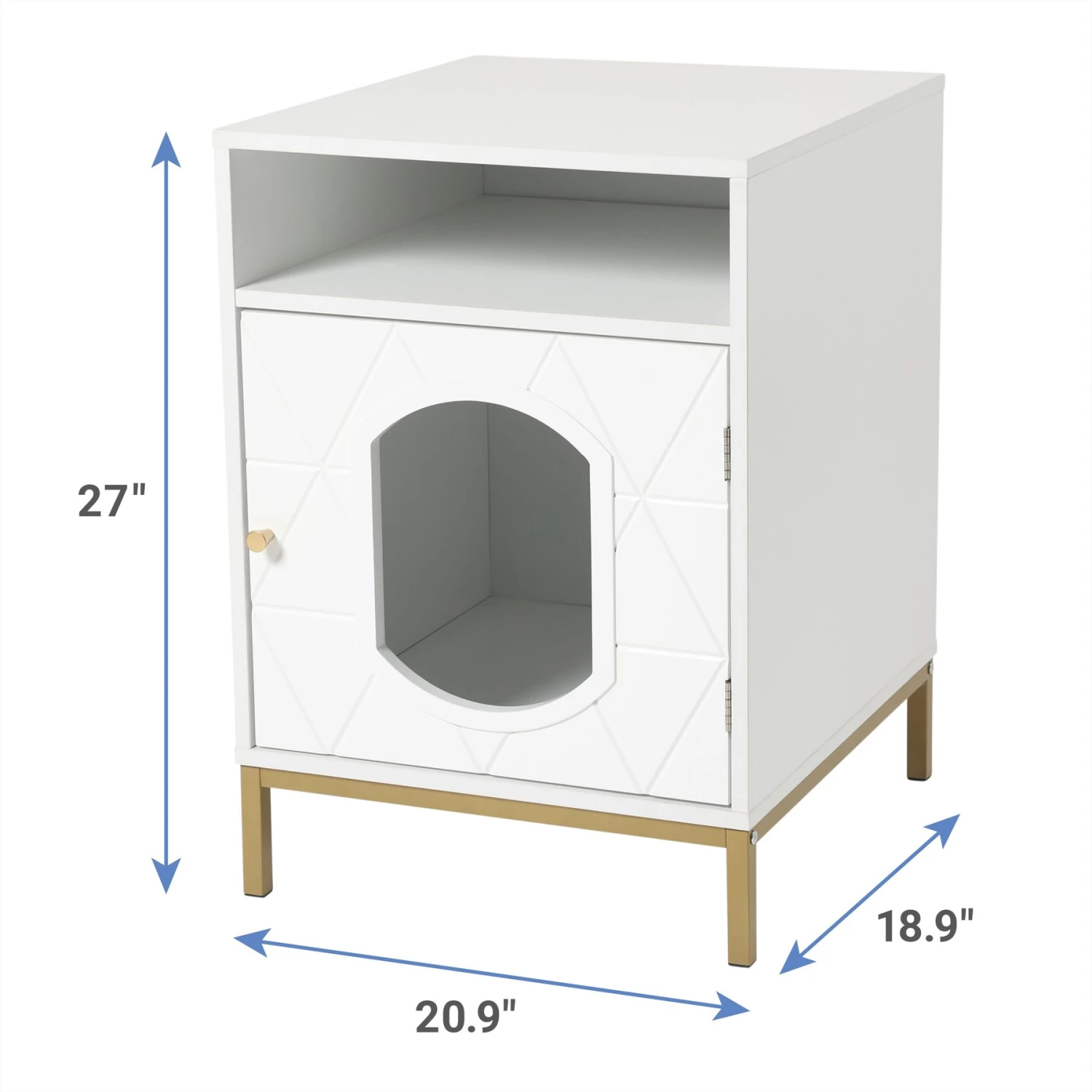 Frisco Elevated Side Table Litter Box Cover 5 Frisco Elevated Side Table Litter Box Cover - Image 3