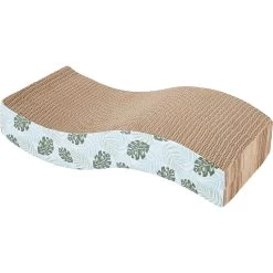 Frisco Wave Cat Scratcher Toy With Catnip, Tropical Paradise