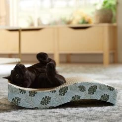 Frisco Wave Cat Scratcher Toy With Catnip, Tropical Paradise -Frisco 347221 PT3. AC SS1800 V1659699263