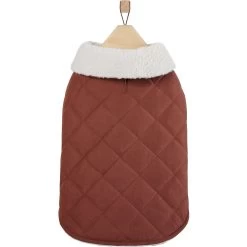 Frisco Mid-Heavyweight Fleece Lined Quilted Dog & Cat Coat -Frisco 353877 PT4. AC SS1800 V1659726712