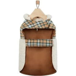 Frisco Lightweight Plaid Pocket Dog & Cat Coat -Frisco 353940 PT5. AC SS1800 V1659726052