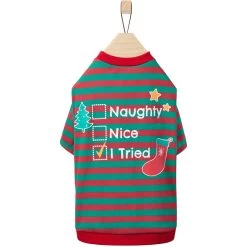 Frisco Naughty, Nice, I Tried Dog & Cat T-Shirt -Frisco 358301 PT4. AC SS1800 V1660758716