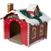 Frisco Holiday Santa's Workshop Cardboard Cat House -Frisco 360881 MAIN. AC SS1800 V1694813158