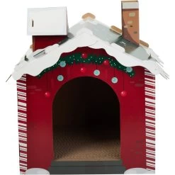 Frisco Holiday Santa's Workshop Cardboard Cat House 10 Frisco Holiday Santa's Workshop Cardboard Cat House -Frisco 360881 PT2. AC SS1800 V1661890134