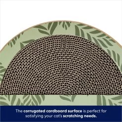 Frisco Interactive Maze & Scratch Cardboard Cat Toy Box With Catnip, Palms -Frisco 506130 PT3. AC SS1800 V1671551754