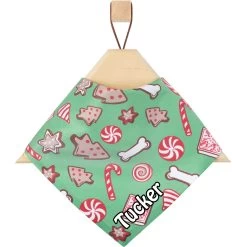 Frisco Gingerbread Treats Personalized Dog & Cat Bandana