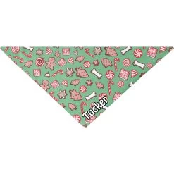 Frisco Gingerbread Treats Personalized Dog & Cat Bandana -Frisco 564502 PT3. AC SS1800 V1660250967