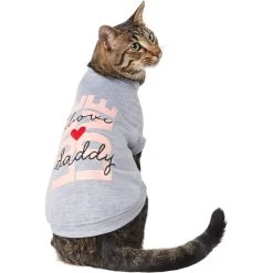 Frisco I Love Daddy Heart Dog & Cat T-Shirt -Frisco 608262 PT2. AC SS1800 V1676644906