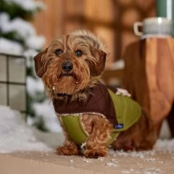 Frisco Heavy Weight 2-Tone Sherpa Lined Hybrid Quilted Dog & Cat Parka -Frisco 718038 PT7. AC SS1800 V1692378337