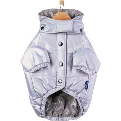 Frisco Heavy Weight Iridescent Quilted Dog & Cat Hooded Puffer Coat -Frisco 720038 PT4. AC SS1800 V1692978554