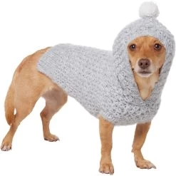 Frisco Heathered Chunky Dog & Cat Hooded Sweater 12 Frisco Heathered Chunky Dog & Cat Hooded Sweater -Frisco 720454 PT2. AC SS1800 V1703194382
