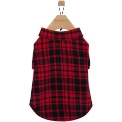 Frisco Red Tartan Plaid Dog & Cat Flannel Shirt -Frisco 720790 PT3. AC SS1800 V1693401059