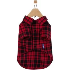 Frisco Red Tartan Plaid Dog & Cat Flannel Shirt -Frisco 720790 PT4. AC SS1800 V1693401030