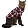Frisco Red & Blue Plaid Dog & Cat Flannel Shirt -Frisco 720838 MAIN. AC SS1800 V1692379897