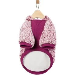 Frisco Textured Wubby 2-Tone Fleece Dog & Cat Hoodie -Frisco 742406 PT4. AC SS1800 V1693234032