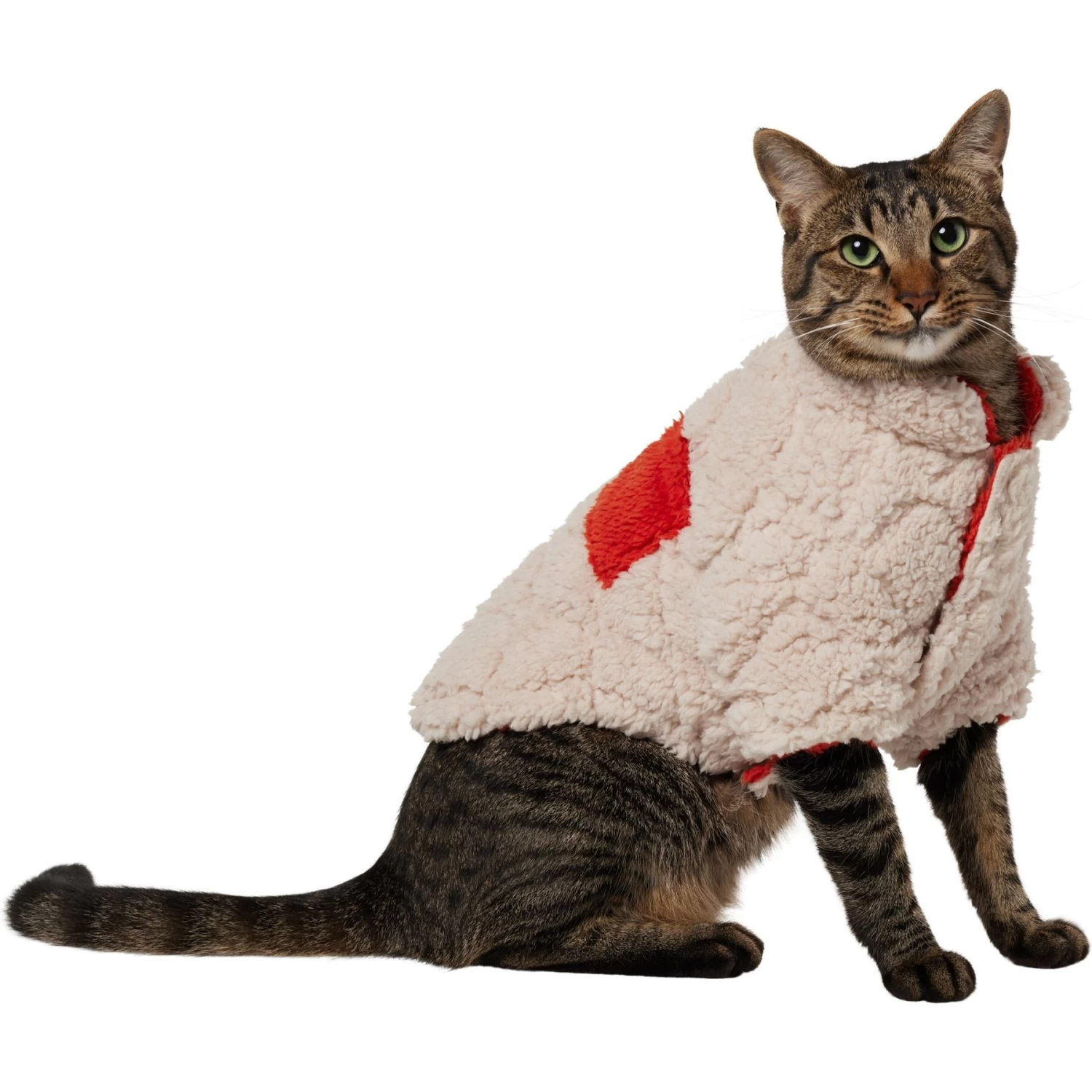 Frisco Medium Weight Quilted Sherpa Dog & Cat Zipper Coat 3 Frisco Medium Weight Quilted Sherpa Dog & Cat Zipper Coat