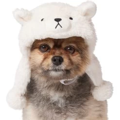 Frisco Plush Polar Bear Dog & Cat Hat 11 Frisco Plush Polar Bear Dog & Cat Hat -Frisco 745614 PT2. AC SS1800 V1694802014