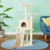 Frisco 52-in Faux Fur Cat Tree & Condo -Frisco 92261 MAIN. AC SS1800 V1584451147