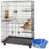 Frisco Collapsible Wire Cat Cage Playpen & Van Ness High Side Corner Cat Litter Pan, Blue 2 Frisco Collapsible Wire Cat Cage Playpen & Van Ness High Side Corner Cat Litter Pan, Blue -Frisco 933382 MAIN. AC SS1800 V1692304957