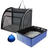 Frisco Travel Safety Dog & Cat Carrier & Pet Fit For Life Collapsible Portable Litter Box With Collapsible Bowl -Frisco 947670 MAIN. AC SS1800 V1693925094